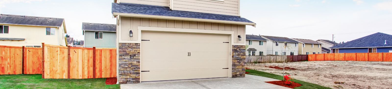 Experienced technician providing professional garage door service at a La Mesa home